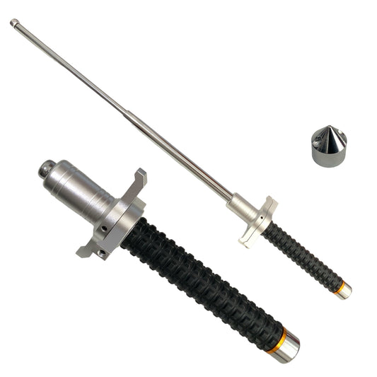 Bastón retráctil de 96 cm con mango tipo espada y rompevidrios, 9888-P
