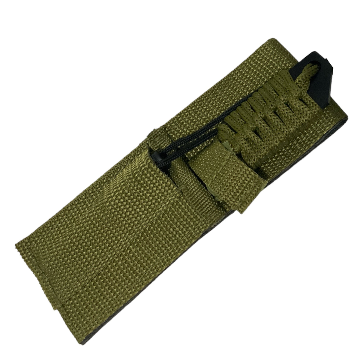 Cuchillo de supervivencia con paracord, pedernal y funda, modelo A0-35 - foto 2