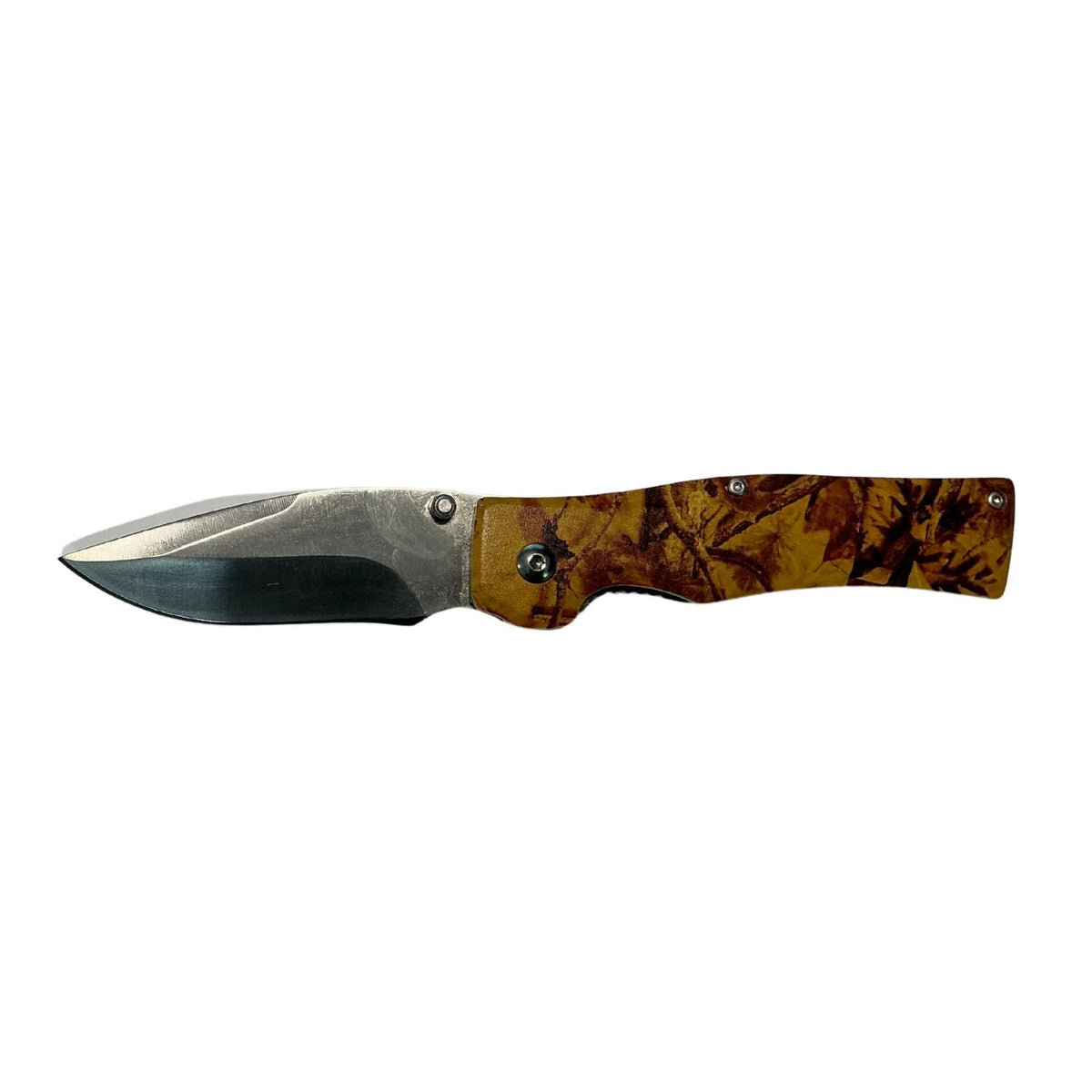 Navaja plegable camuflada drop point de 19 cm A0247