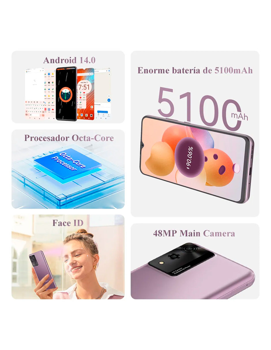 SmartPhone A10 Dual SIM 128 GB + 4 GB RAM con Face ID