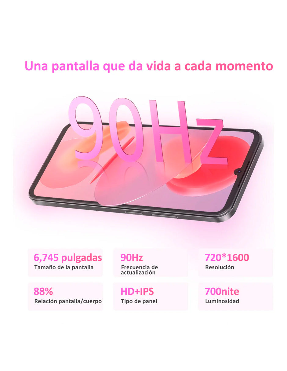 SmartPhone A30 Dual Sim 128 Gb + 6 Gb Ram Batería de 5100mAh Pantalla DH+ Pink