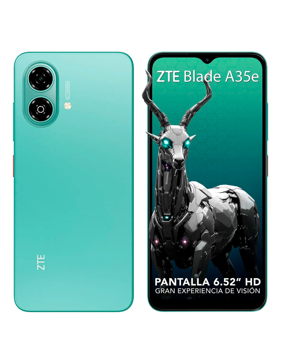 Smartphone Blade A35e 6.52” 64 GB y 2 GB RAM VERDE