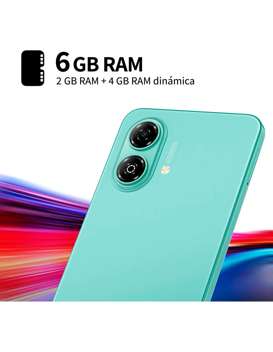 Smartphone Blade A35e 6.52” 64 GB y 2 GB RAM VERDE