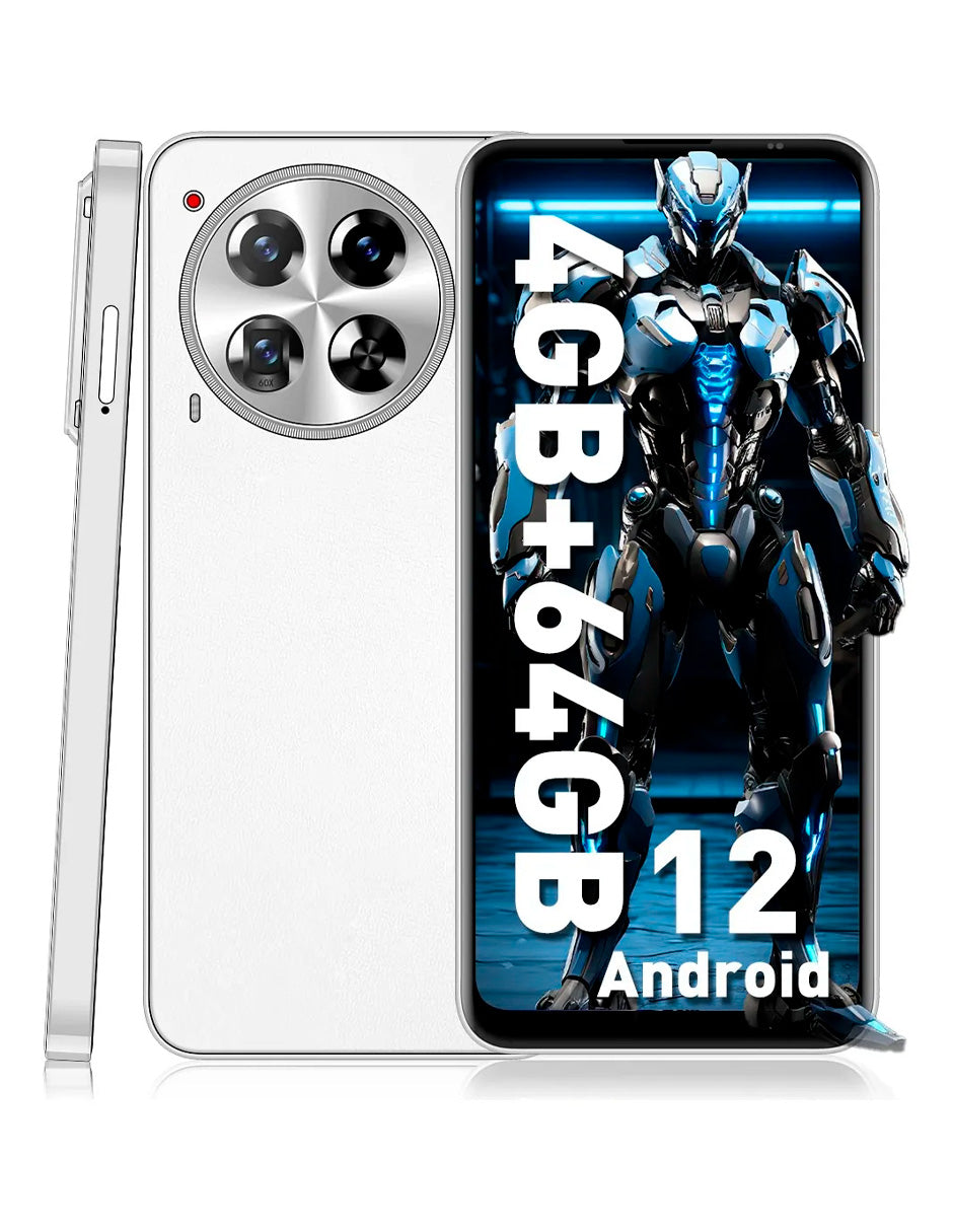 Smartphone A60 Dual Sim 4gb+64gb Ram Batería 5000mah Android 12 Hd 13 mp