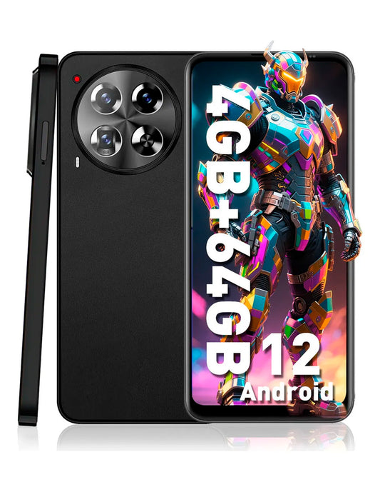 Smartphone A60 Dual Sim 4gb+64gb Ram Batería 5000mah Android 12 Hd 13 mp