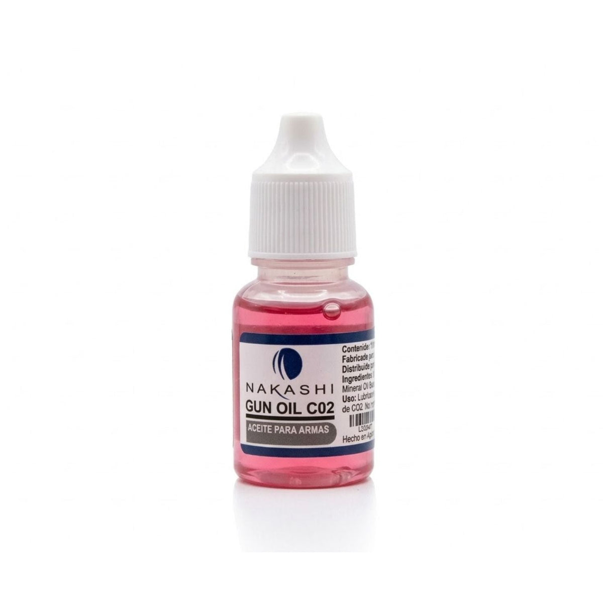 Aceite lubricante Nakashi Gun Oil para equipos de CO2, frasco gotero
