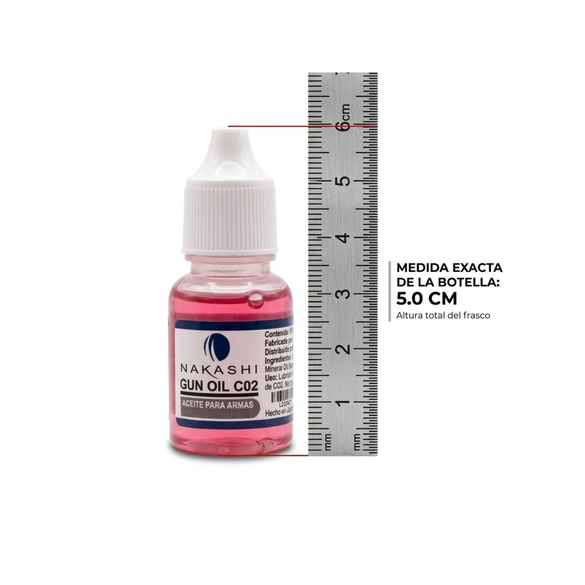 Aceite lubricante Nakashi Gun Oil para equipos de CO2, frasco gotero - foto 2