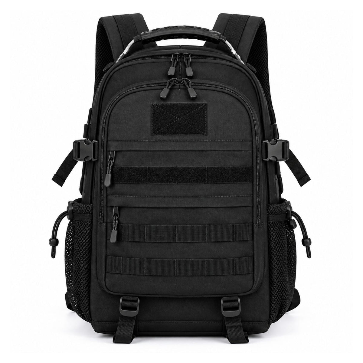 Mochila táctica Adventure de gran capacidad con MOLLE y bolsillos laterales