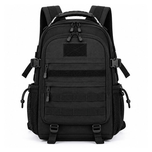 Mochila táctica Adventure de gran capacidad con MOLLE y bolsillos laterales