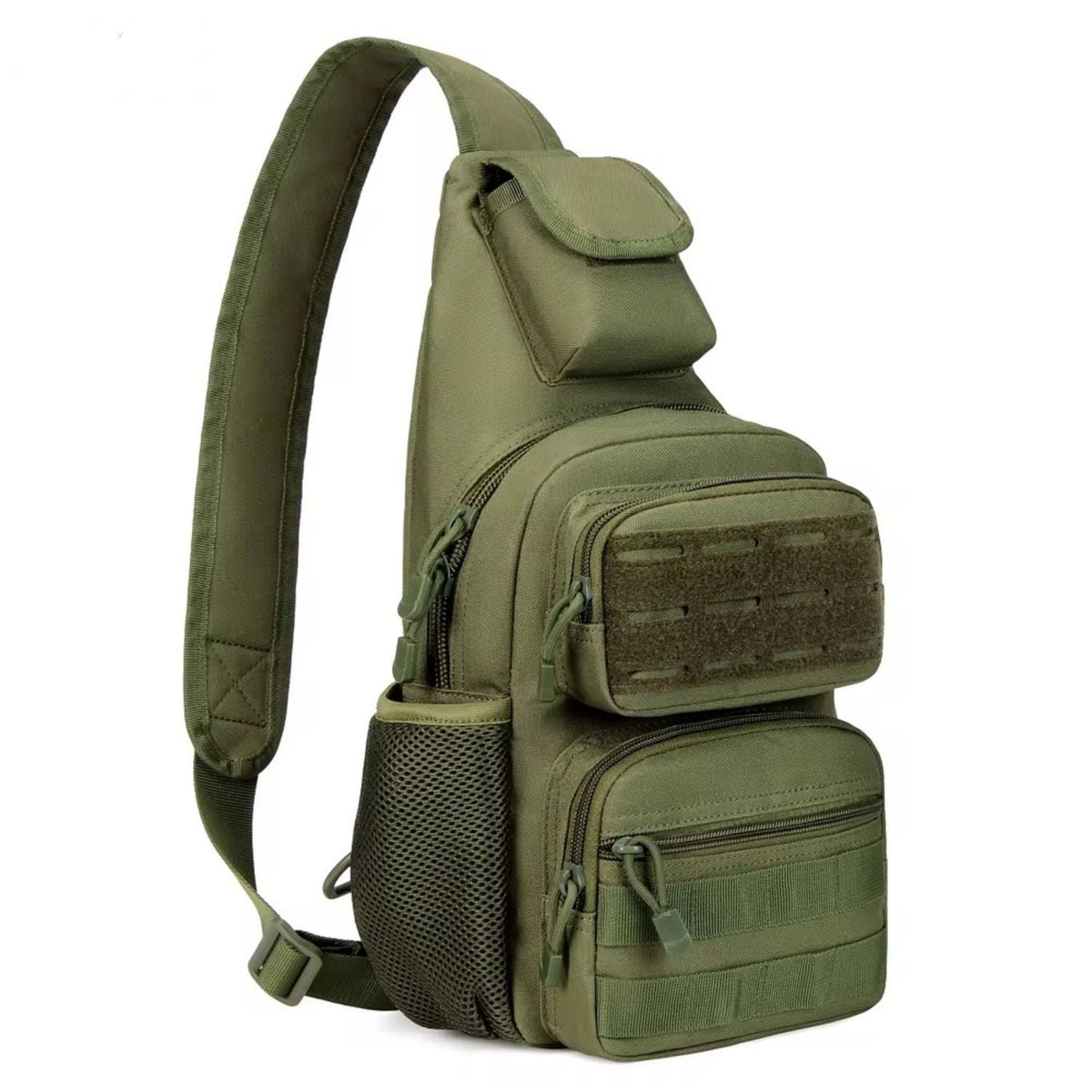 Pechera táctica cruzada con puerto USB y sistema MOLLE - foto 2