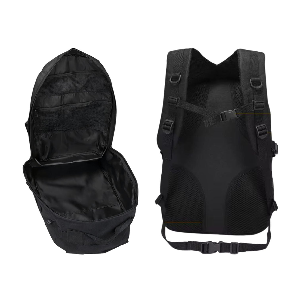 Mochila táctica de 35 L con sistema MOLLE y múltiples bolsas - foto 3
