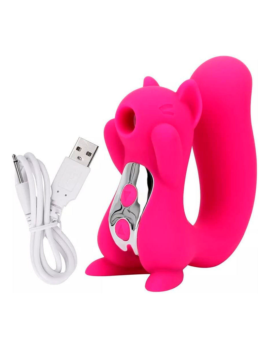 Masajeador Vibrador Succionador De Doble Motor