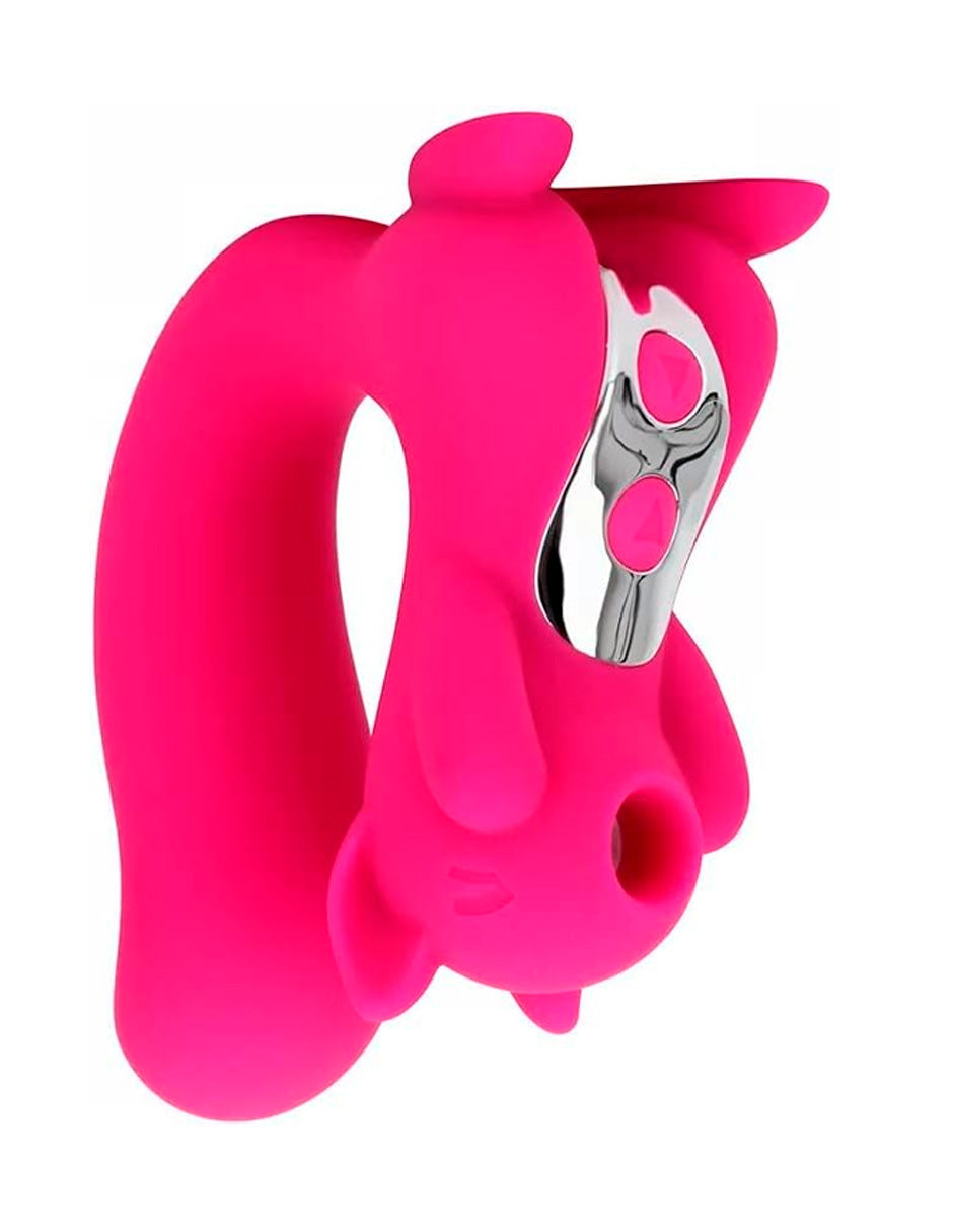 Masajeador Vibrador Succionador De Doble Motor