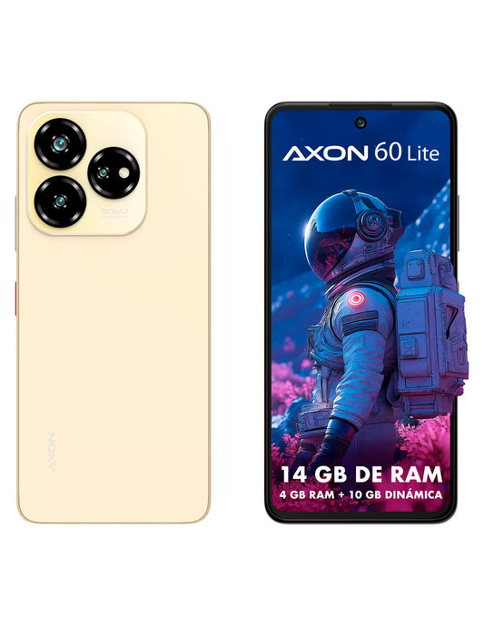 SmartPhone Axon 60 Lite Dorado 256 Gb + 14 Gb Ram Desbloqueado