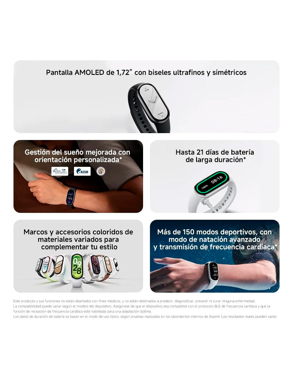 Reloj Smartwatch Band 10 Negro