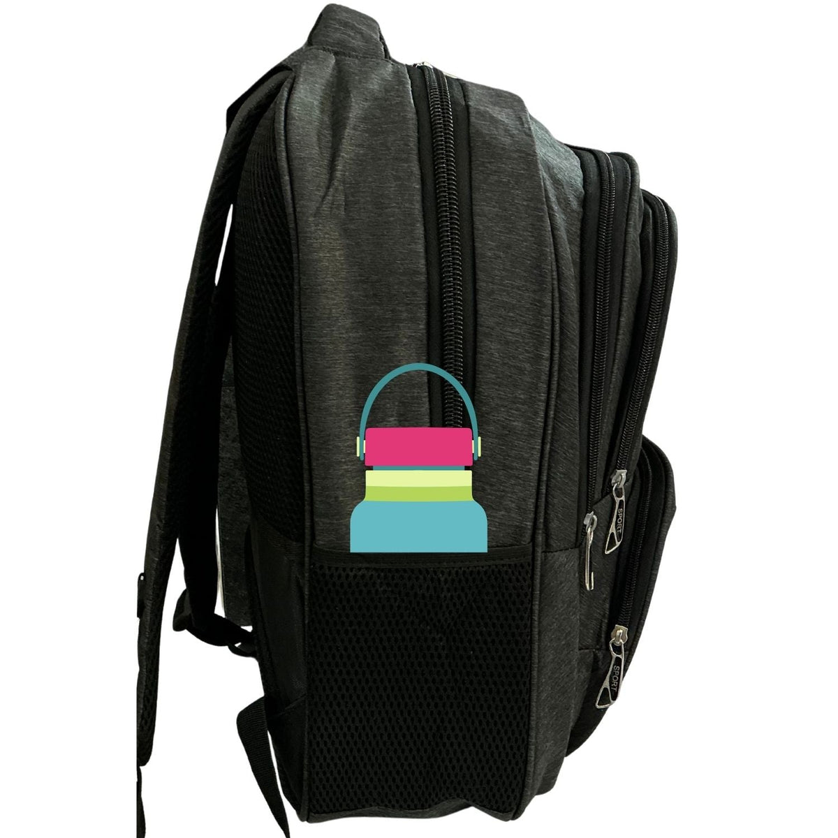 Mochila ergonómica de 25 L con cinturón, porta laptop y botellas BB1662 - foto 3