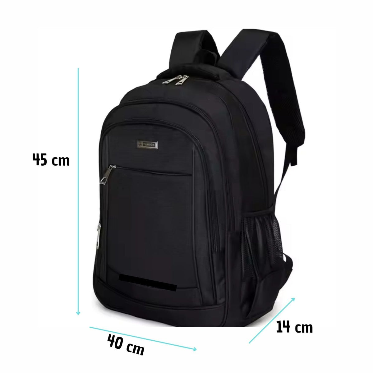 Mochila de poliéster de 26 L con porta laptop y botella BB1673 - foto 3