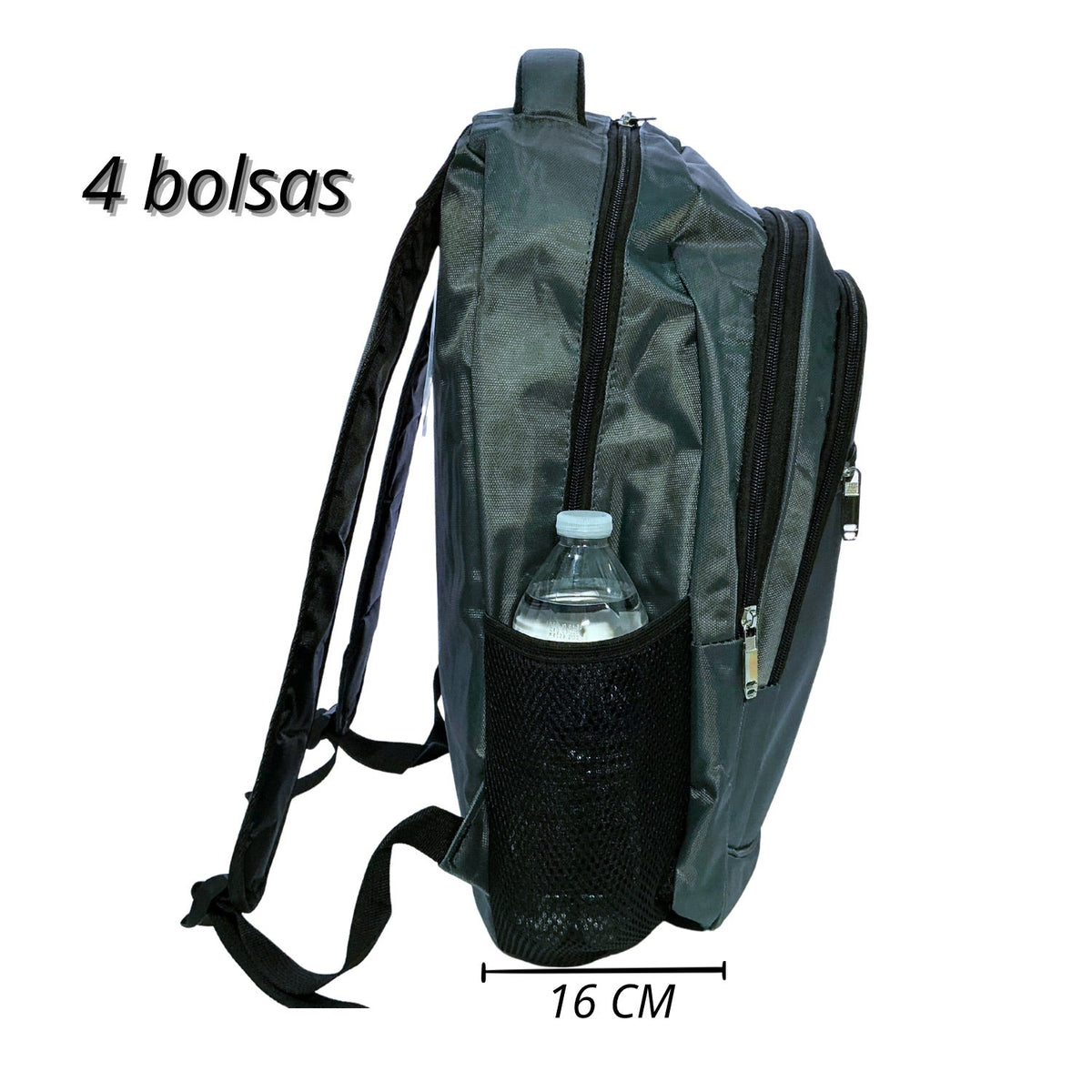 Mochila de 25 L con 7 compartimentos, porta laptop y botella impermeable BB1702 - foto 3