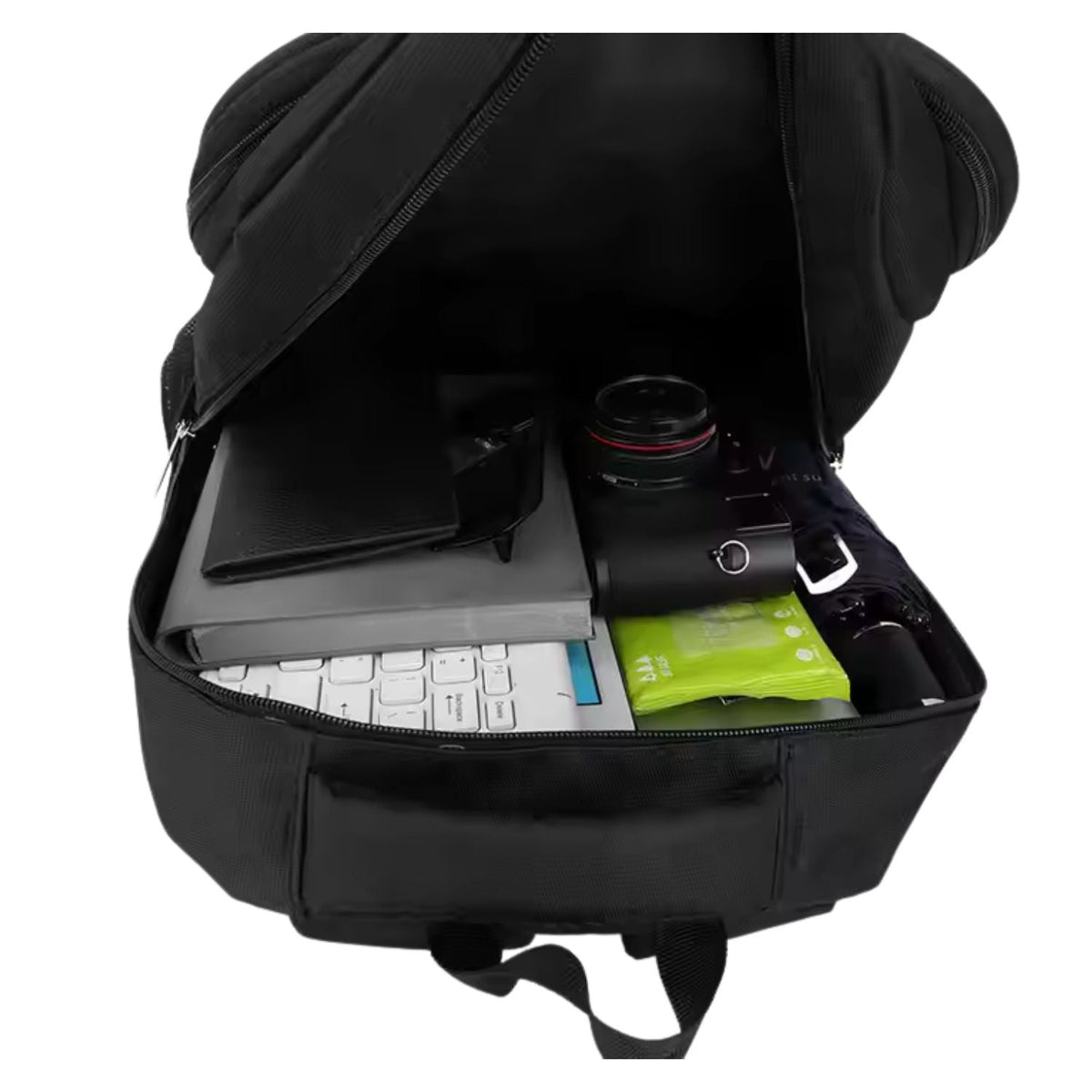 Mochila impermeable de 22 litros con espacio para laptop y porta botellas - foto 2