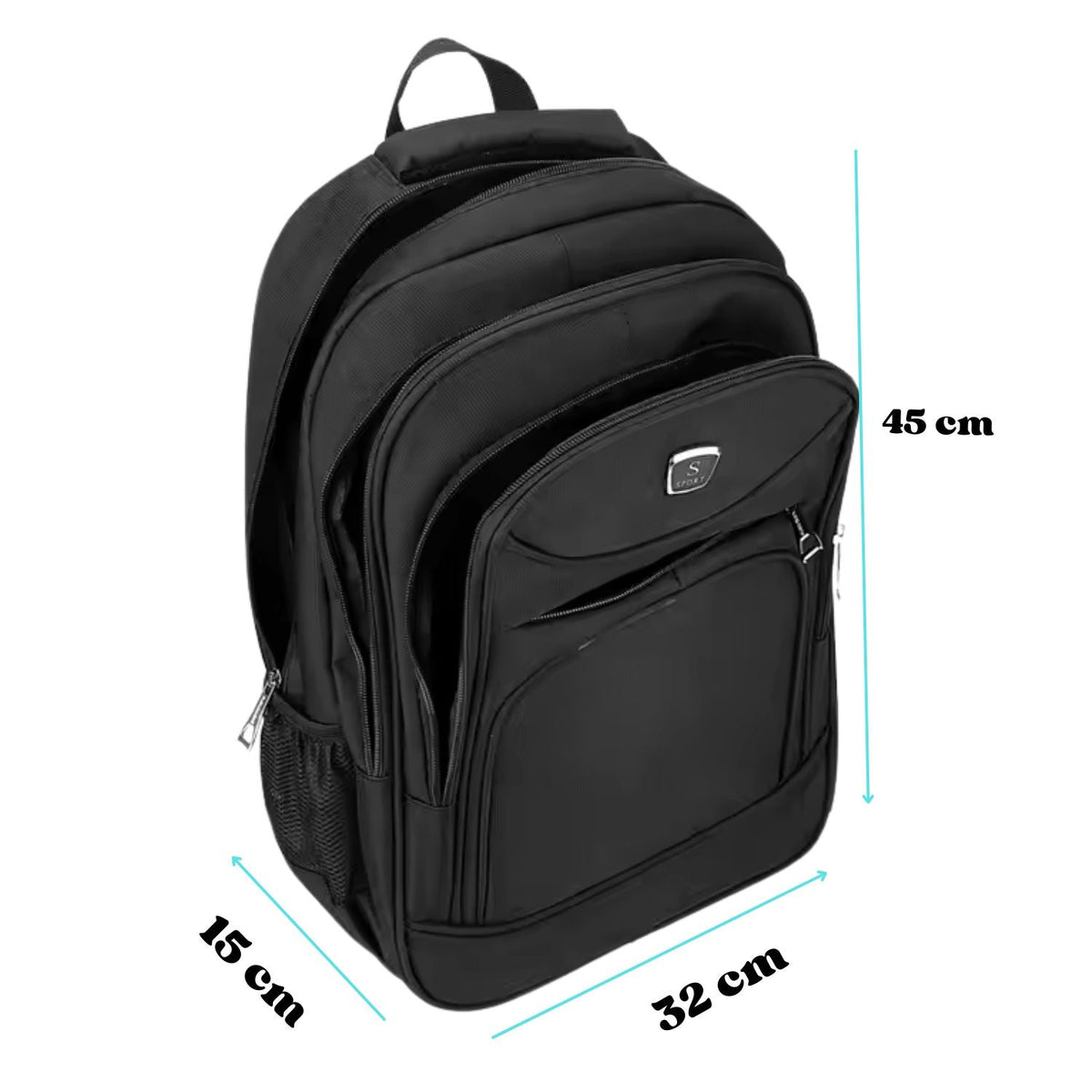 Mochila impermeable de 22 litros con espacio para laptop y porta botellas - foto 4