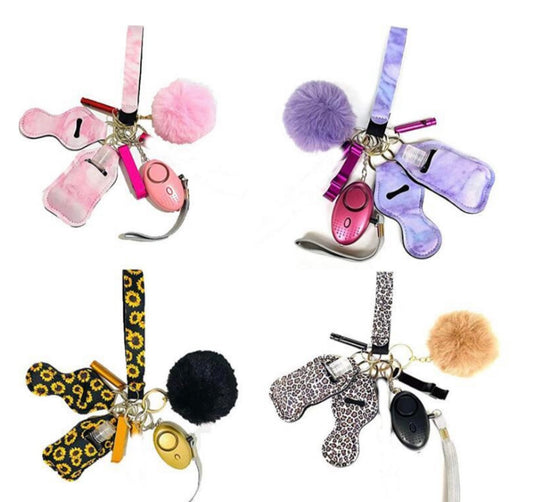 Kit de defensa personal para mujer con alarma y porta accesorios BH-004