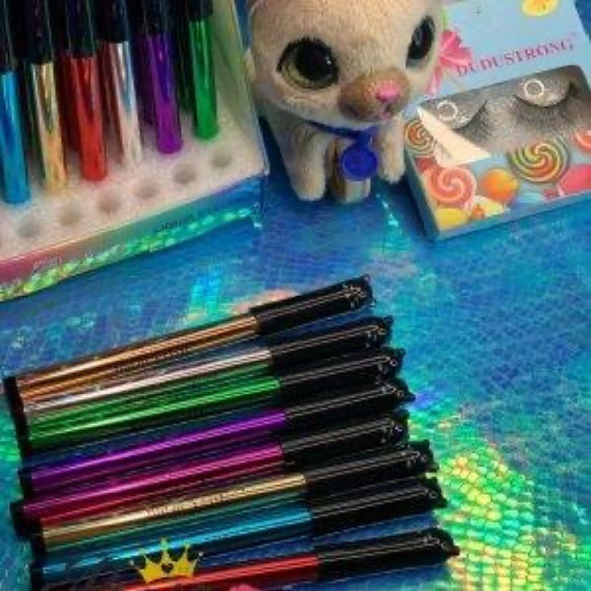 Delineadores de colores metálicos: 8 tonos y 48 piezas - foto 2