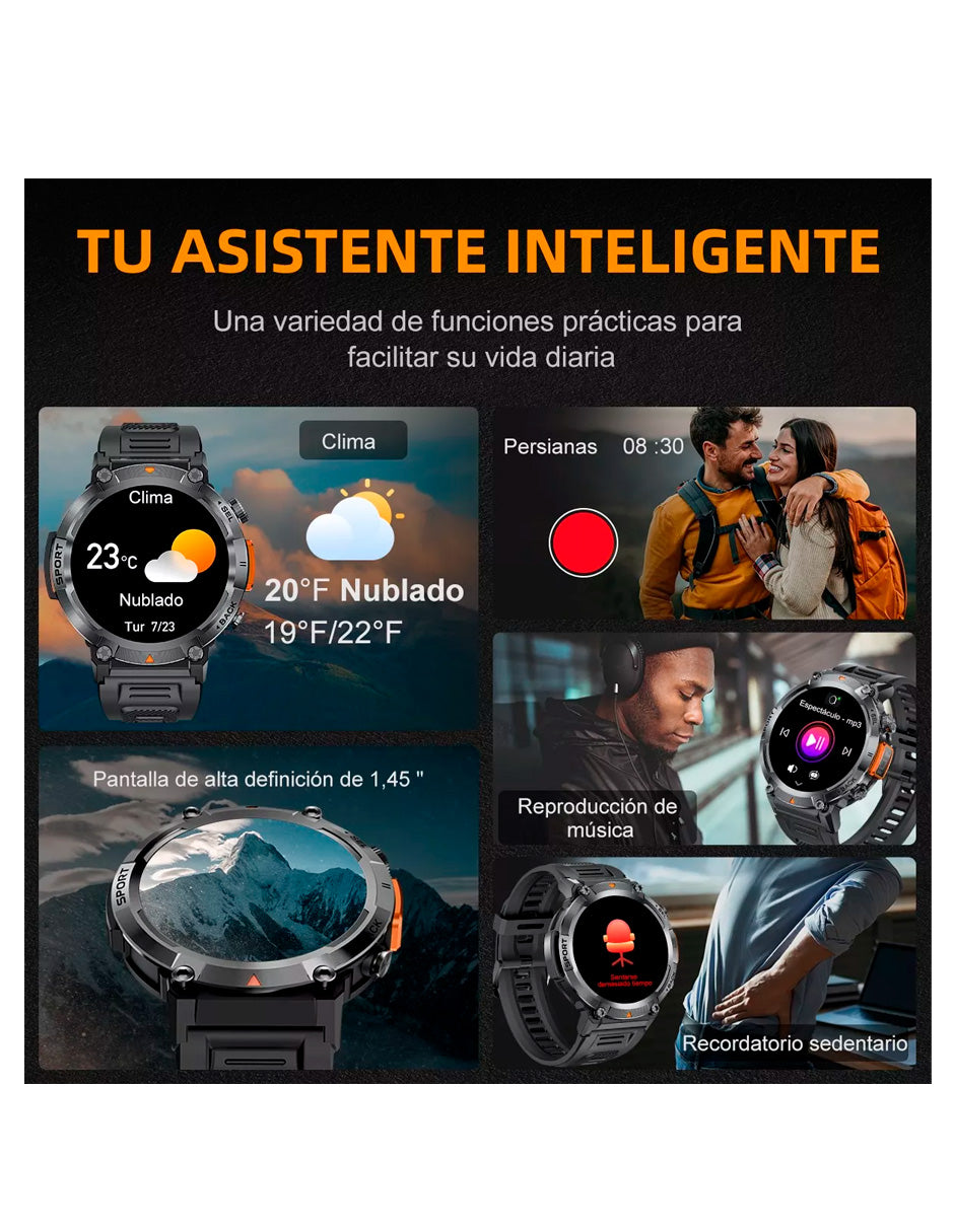 Reloj inteligente BW0723 Pro Full Touch Pantalla Hd