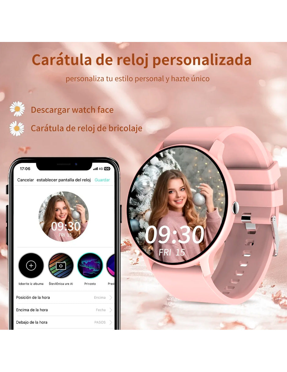 Reloj Inteligente Sports Correa BW223 MET ROSA