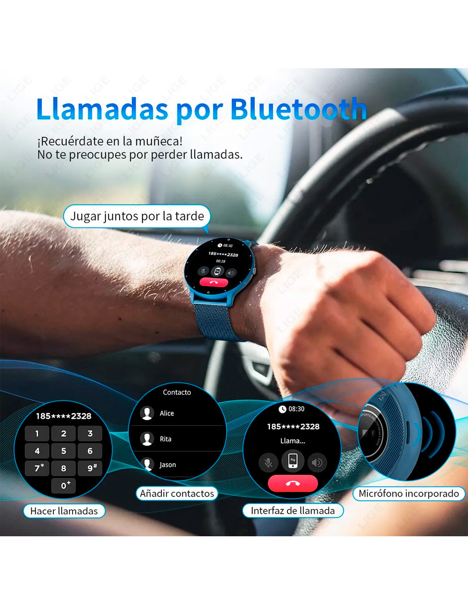Reloj Inteligente Sports Correa BW223 MET Azul