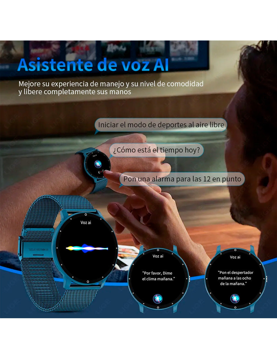 Reloj Inteligente Sports Correa BW223 MET Azul