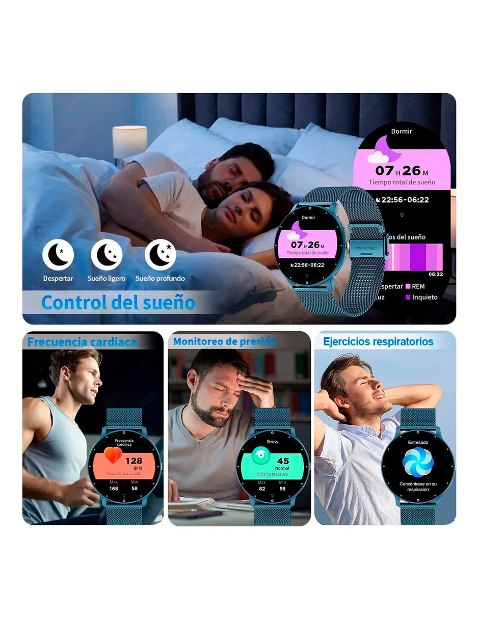 Reloj Inteligente Sports Correa BW223 MET Azul