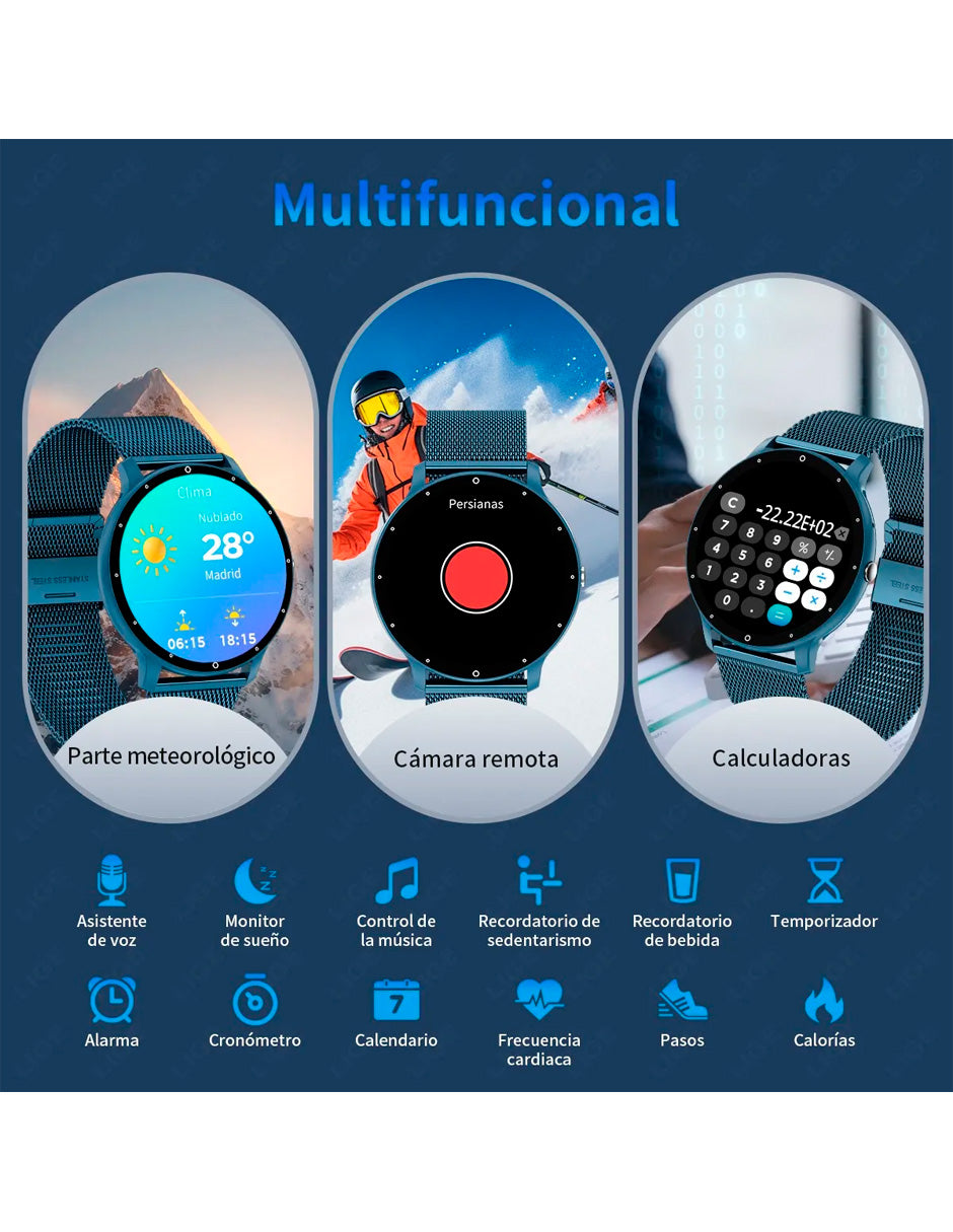 Reloj Inteligente Sports Correa BW223 MET Azul