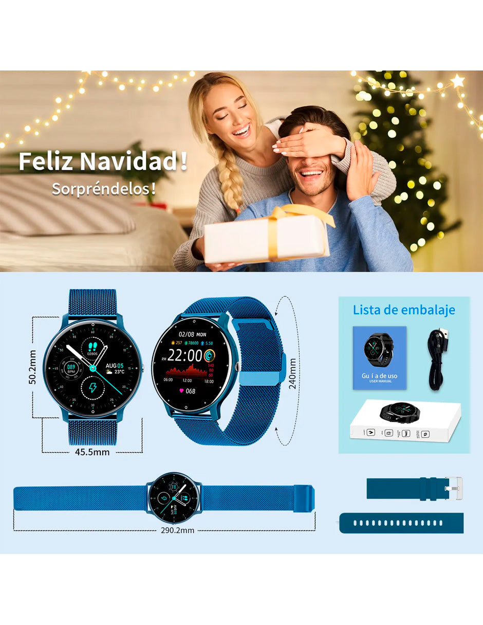 Reloj Inteligente Sports Correa BW223 MET Azul