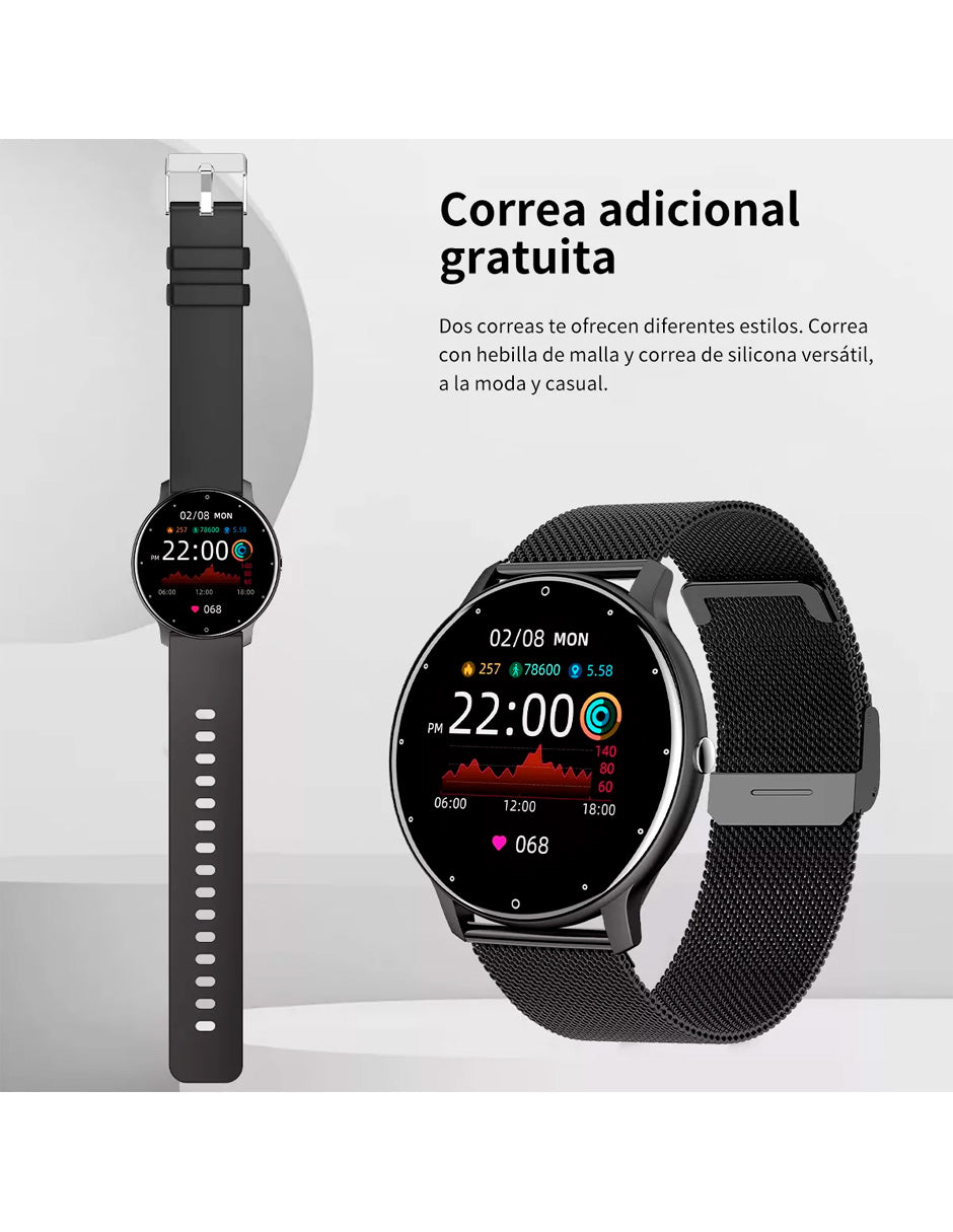Reloj Inteligente Sports Correa BW223 MET NEGRO