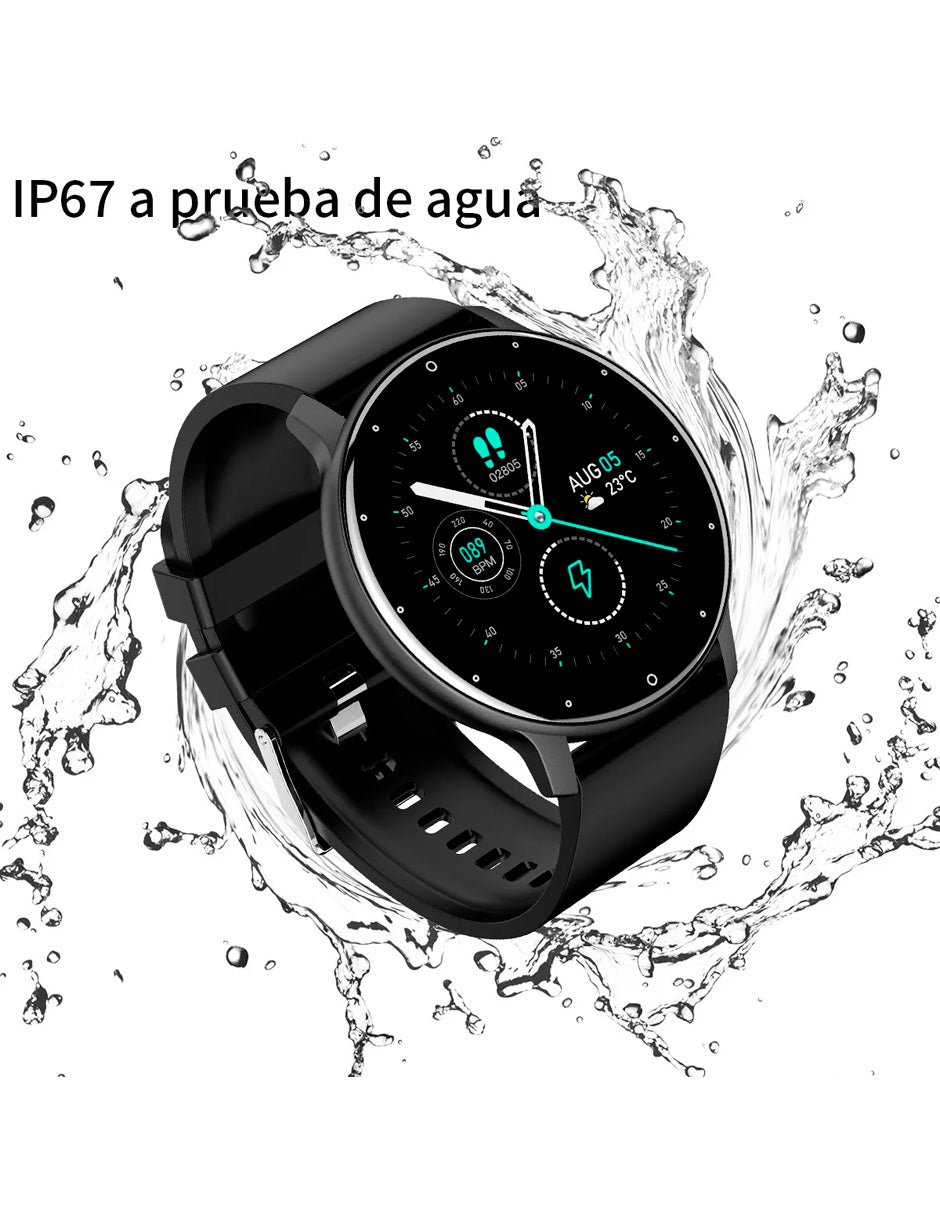 Reloj Inteligente Sports Correa BW223 MET NEGRO