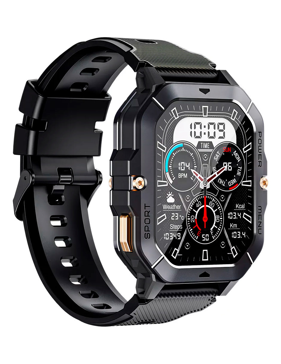 Smartwatch C28 Resistente Al Agua Estilo Militar / uso Rudo