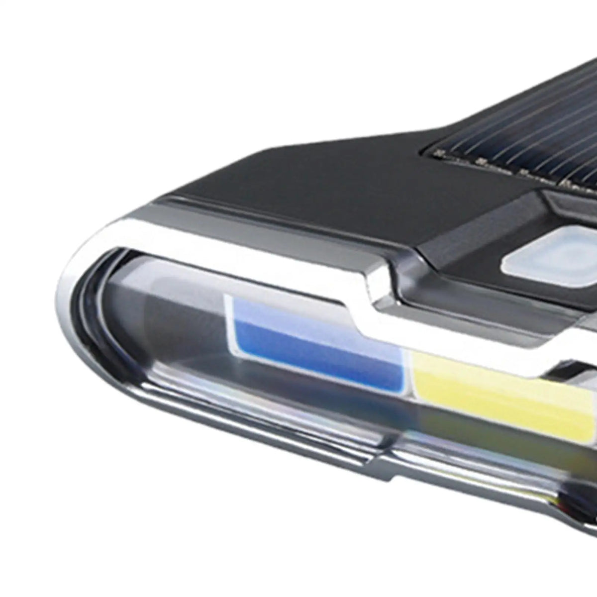 Luz trasera para bicicleta con efecto patrulla, USB y panel solar C3045AG - foto 4