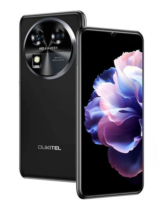 Smartphone C37 Dual Sim 18 gb+256 gb con Andriod 13 5150 Mah Negro