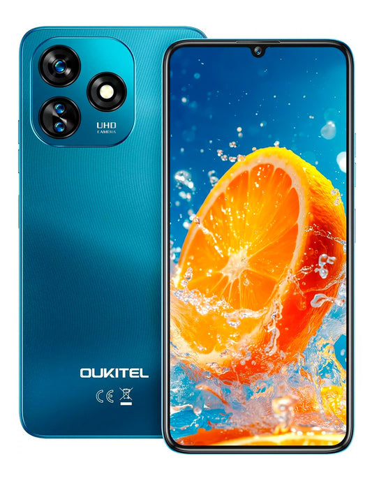 SmartPhone C51 Dual Sim 18 gb Ram+128 gb  5200 Mah con gps / face Id Azul