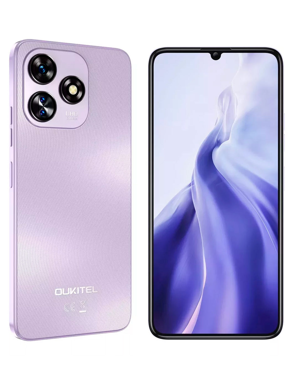 SmartPhone C51 Dual Sim 18 gb Ram+128 gb  5200 Mah con gps / face Id Lila