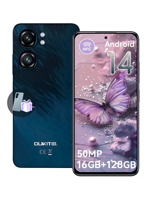 SmartPhone C58 Dual Sim con 16(4+12)+128 Gb Expansión 1tb (con MicroSD) NEGRO