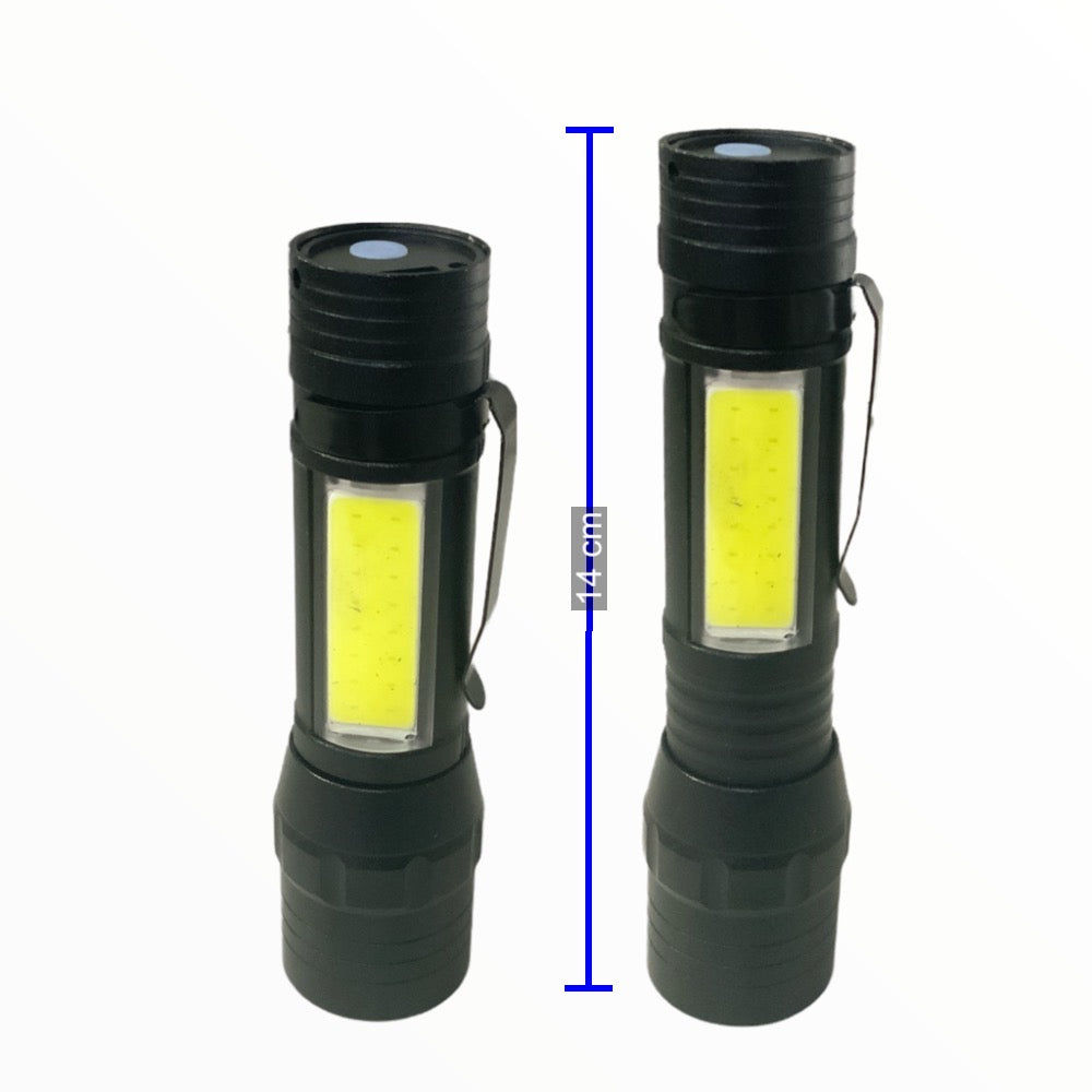 Lámpara LED T6 COB lateral con zoom de 3 pasos y clip CD155A - foto 2