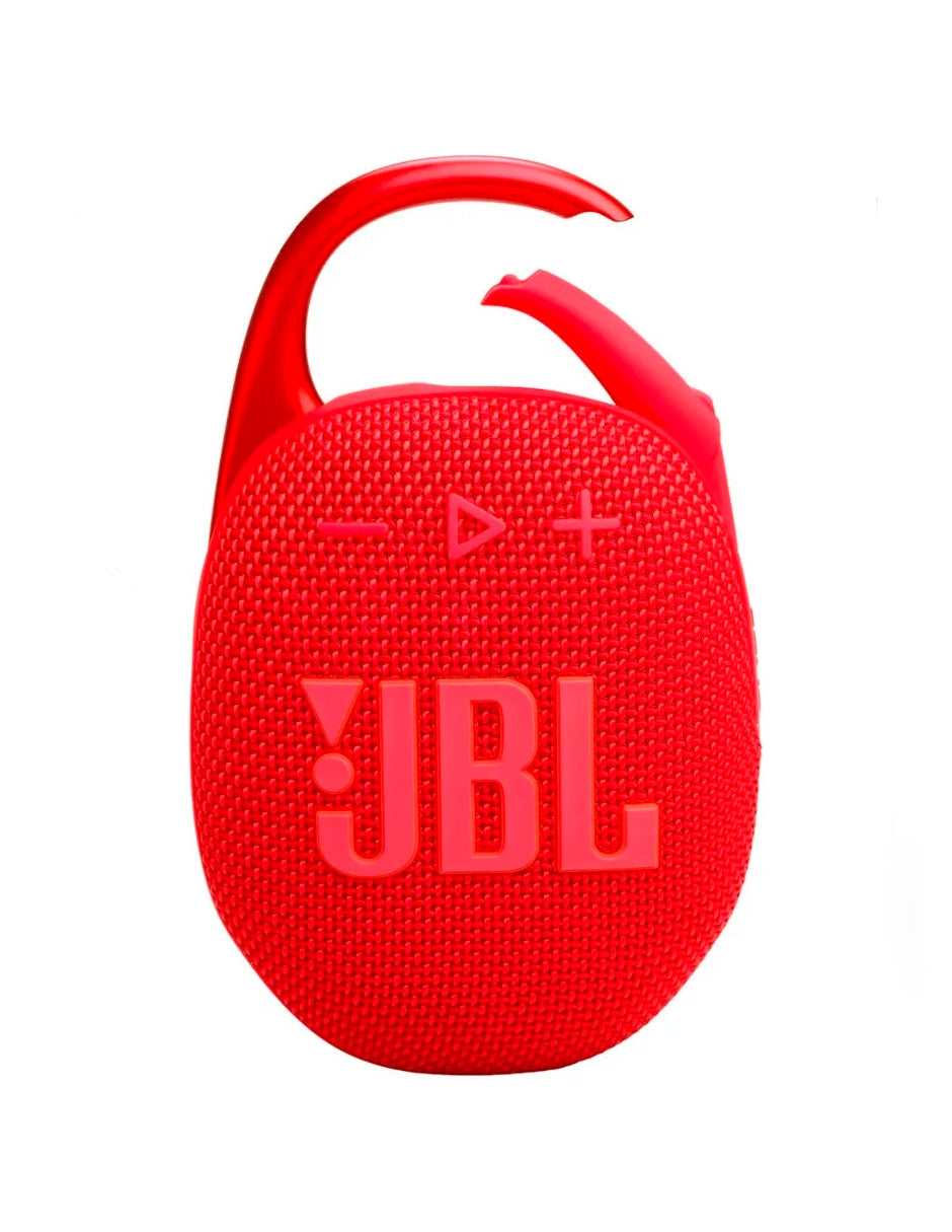 Bocina Portátil Clip 5 Potencia compacta y libertad total para tu música Rojo