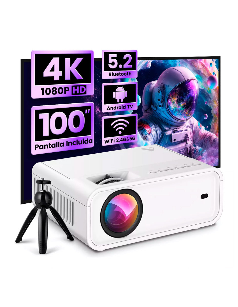 Combo Petukita Box Proyector SK500 con Bocina Portátil y Mochila de Viaje