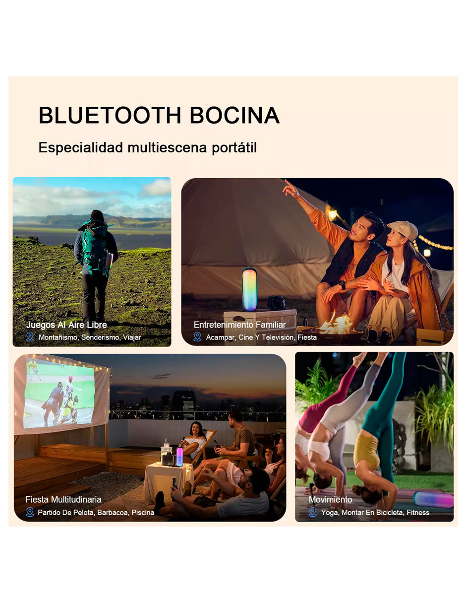 Combo Petukita Box Proyector SK500 con Bocina Portátil y Mochila de Viaje