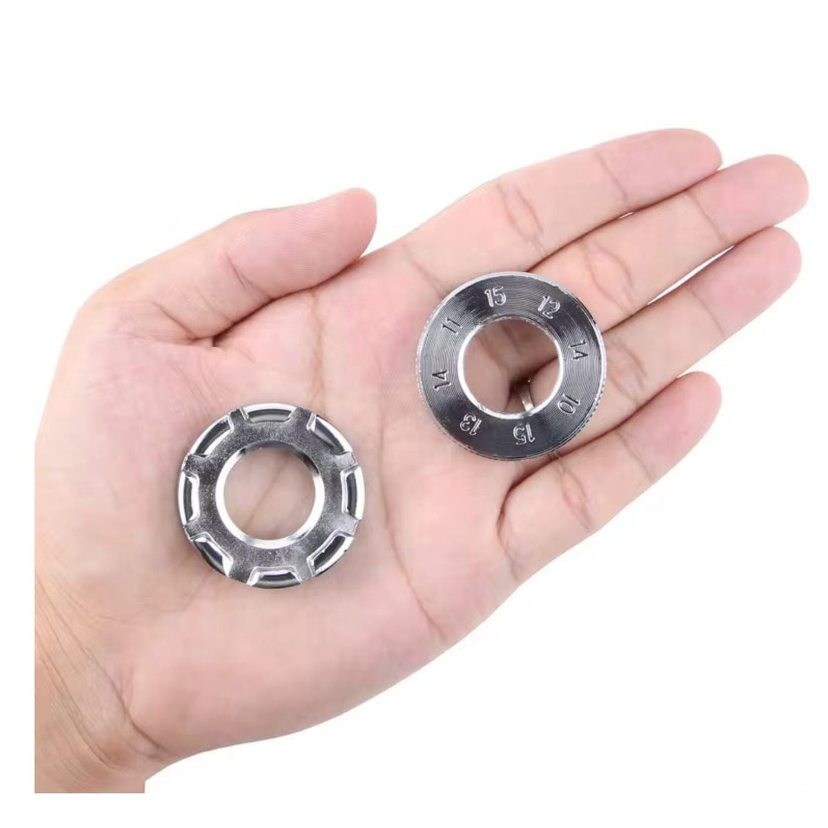 Llave para radios de bici y moto con seis medidas grabadas - foto 4