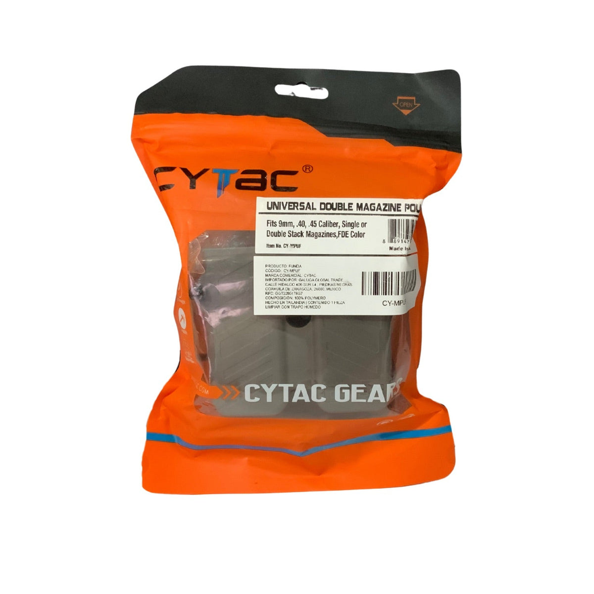 Porta cargador doble universal Cytac en color coyote, 7 formas de porte - foto 6