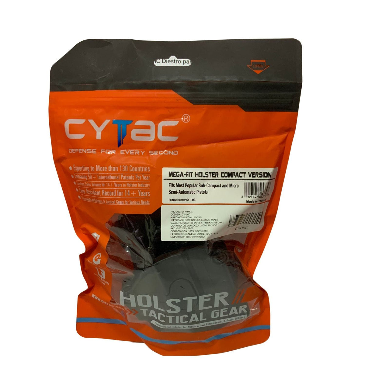 Funda Cytac Mega-Fit Compact para pistolas compactas y subcompactas, 9 vías - foto 4