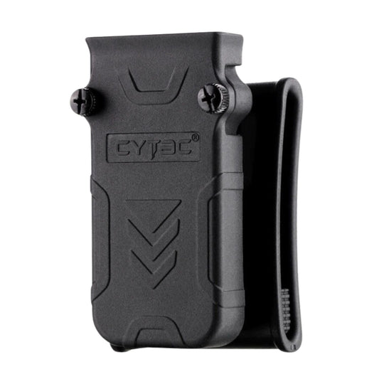 Porta cargador individual CYTAC universal para 9 mm en polímero rígido