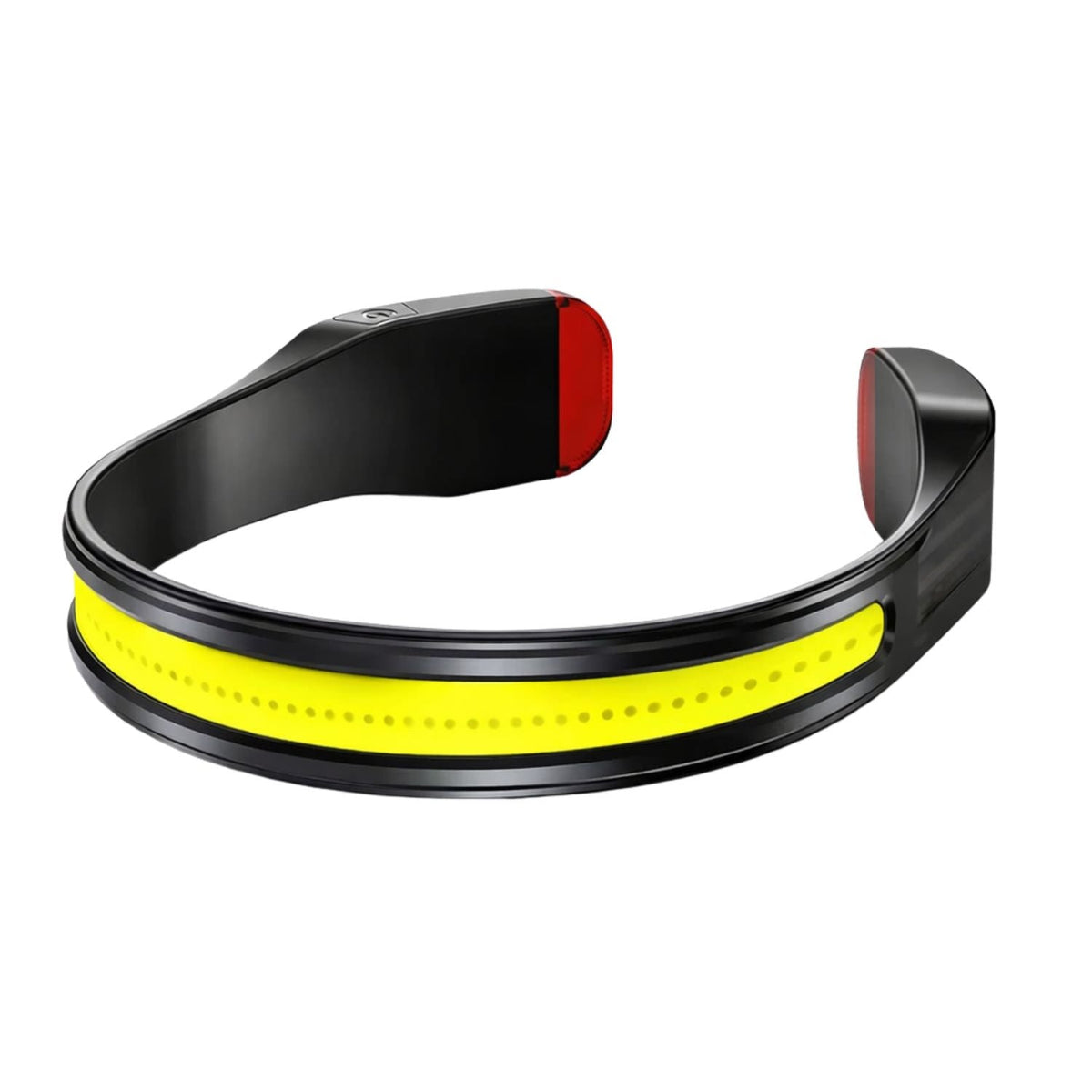 Linterna frontal LED COB recargable con luz trasera roja, impermeable